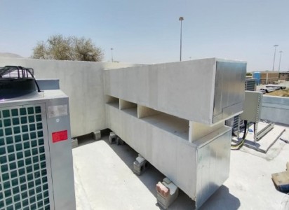 HVAC Installation at Desalination Plant Ghubra